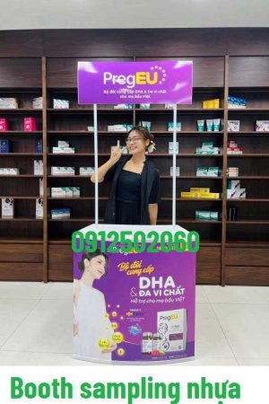 booth sampling nhựa