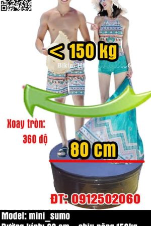 bục xoay chụp hình