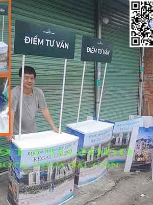 booth sampling nhựa