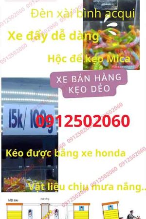 Đặt làm xe bán hàng di động theo mẫu