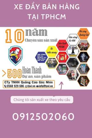 nơi bán xe bán hàng thiết kế theo yêu cầu