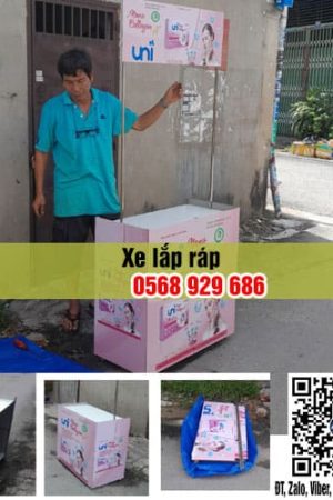 xe lắp ráp booth sampling