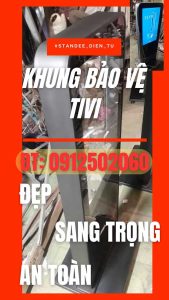 khung standee Điện tử bảo vệ tivi