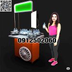 xe phát hàng mẫu gấp gọn