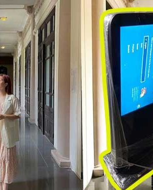 Khung Standee Dien Tu Phu Hop Cho Toa Nha Co Thu Vien Khu Di Tich