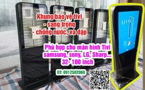 Xuong San Xuat Khung Standee Dien Tu Bao Ve Tivi