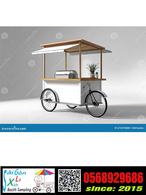 Decore Trang Tri Xe Xich Lo Ban Cafe Luu Dong