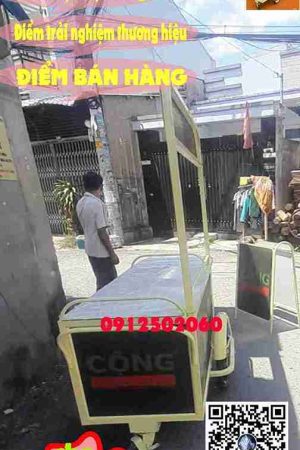 Thiet Ke Xe Ban Hang Luu Dong 120cm Co Branding